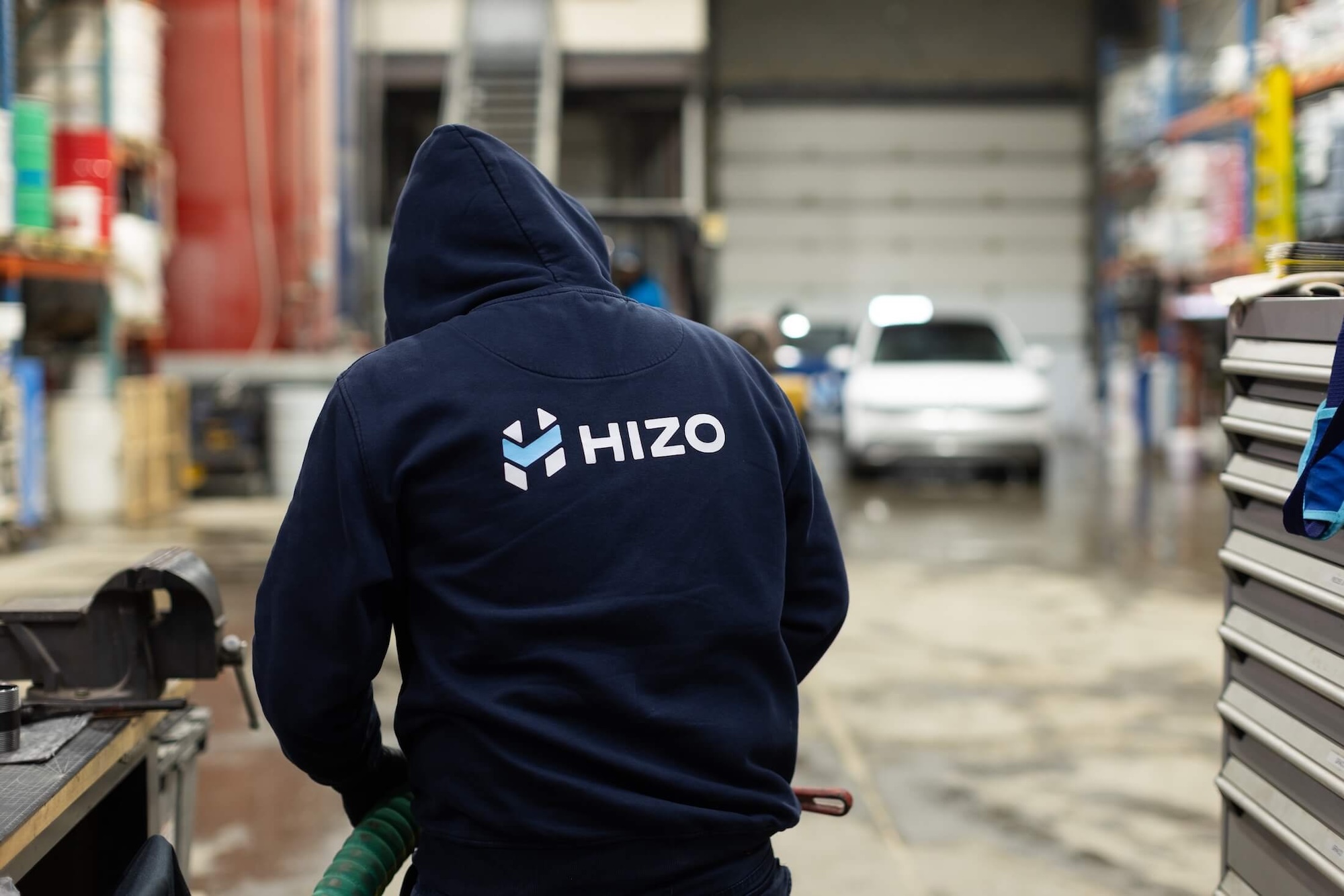 Employé HIZO en équipement de sécurité