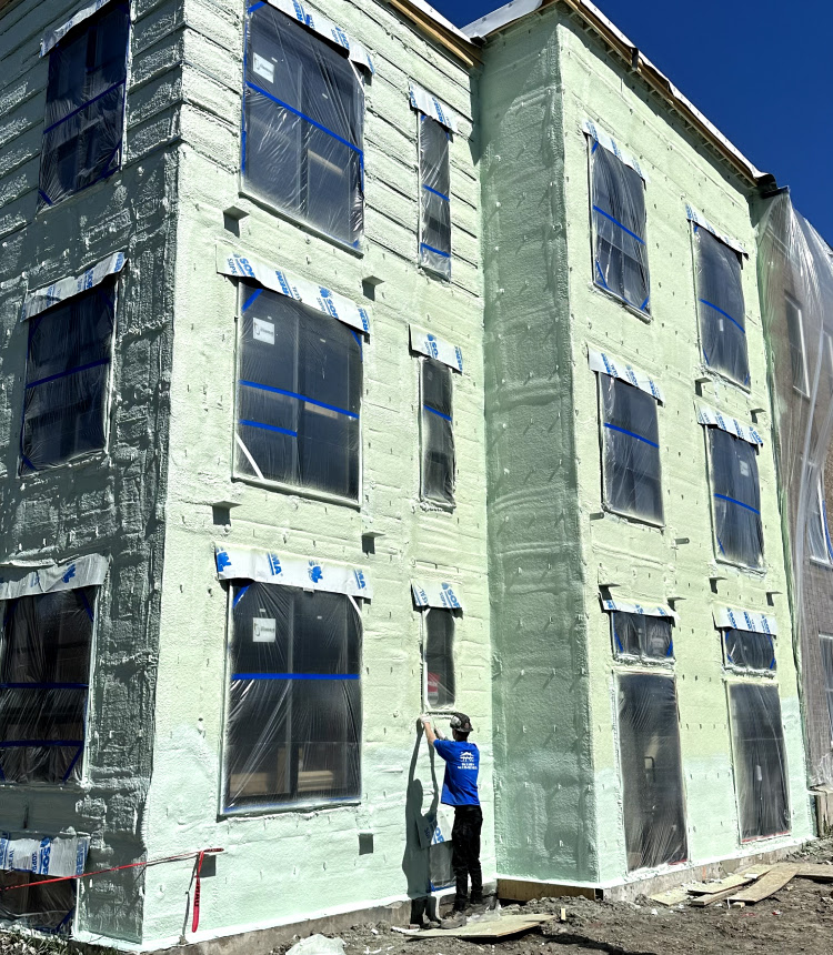 Polyuréthane giclé résidentiel