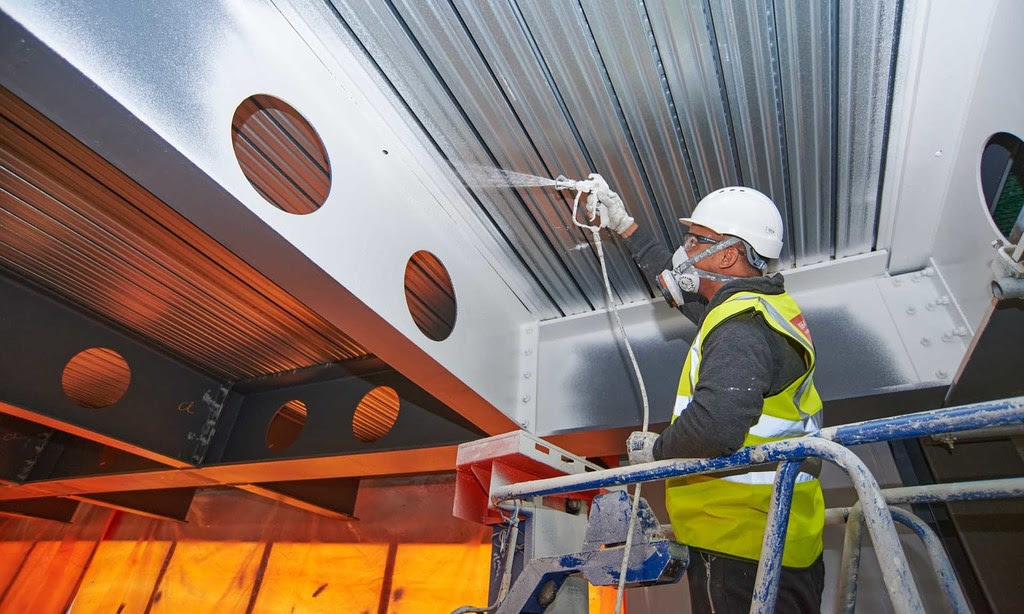 Peinture intumescente bâtiment commercial Québec HIZO