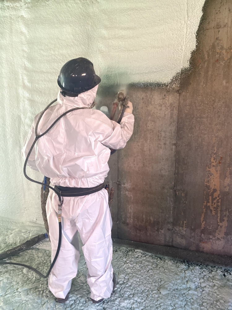 Isolation solives rive sous-sol Québec HIZO